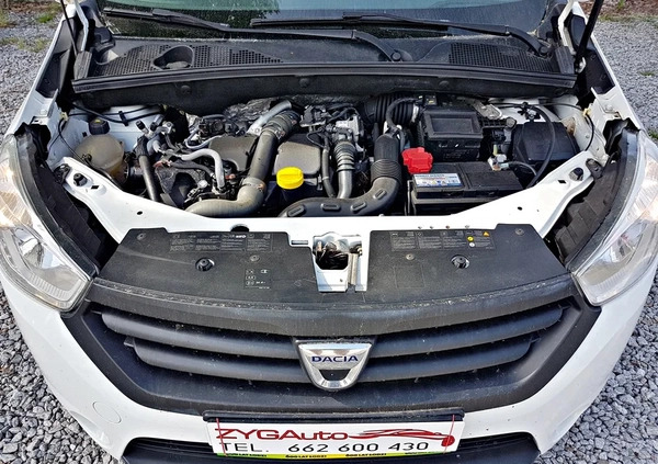 Dacia Dokker cena 29900 przebieg: 222000, rok produkcji 2016 z Białystok małe 379